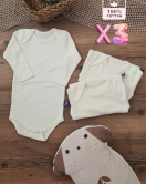 Unisex % 100 Pamuk Uzun Kol 3 Adet Bebek Ve Çocuk Body