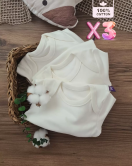 Unisex % 100 Pamuk Uzun Kol 3 Adet Bebek Ve Çocuk Body