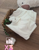 Unisex % 100 Pamuk Uzun Kol 3 Adet Bebek Ve Çocuk Body