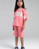 U.s Polo Bermuda Takım Us2091-4 Neon Pembe