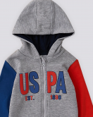 U.s. Polo Erkek Bebek 3'lü Takım 1483 Gri Melanj