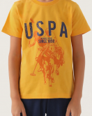 U.S. Polo Erkek Çocuk 2'Li Takım 1739-4 Hardal