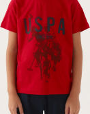 U.S. Polo Erkek Çocuk 2'Li Takım 1739-4 Kırmızı