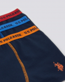 U.S. Polo Erkek Çocuk Boxer 3'Lü Takım 1370 NAVY