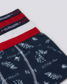 U.S. Polo Erkek Çocuk Boxer 3'Lü Takım 1372 NAVY
