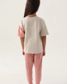 U.s. Polo Kız Çocuk Pijama Takım 1809 Bej