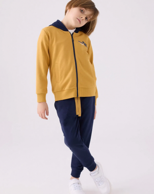 U.S. Polo Pijama Takımı RP3444-2 Hardal