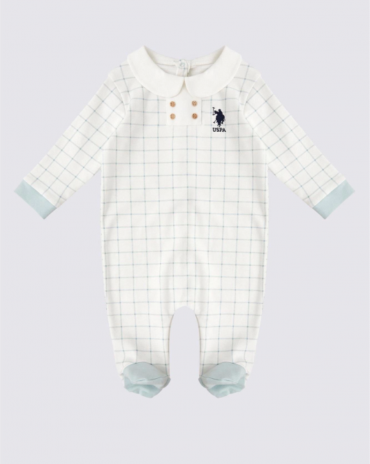 U.s. Polo Roly Poly Erkek Bebek Patikli Tulum Usb1844 Su Yeşili