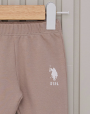 U.S.Polo Erkek Bebek Patikli 3'Lü Takım USB2018 Krem