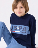 U.S.Polo Erkek Çocuk Eşofman Takımı US1912-4 Cobalt