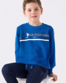 U.S.Polo Erkek Çocuk Eşofman Takımı US1925-4 Cobalt