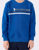 U.S.Polo Erkek Çocuk Eşofman Takımı US1925-4 Cobalt