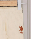 U.S.Polo Kız Bebek 2'Li Takım USB2108 Krem