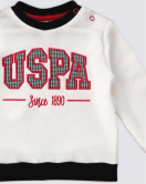 U.S.Polo Kız Bebek 3'Lü Takım USB1726 Krem