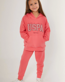 U.S.Polo Kız Çocuk Eşorfman Takımı US1601 Pembe