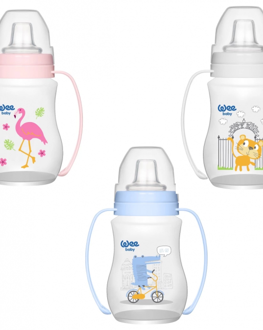 Wee Baby Akıtmaz Kulplu PP Antikolik Bardak 250ml 754