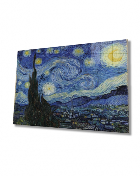 Vincent Van Gogh Cam Tablo, Ev Ve Ofis Duvar Dekoru