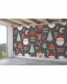 Yılbaşı Christmas Temalı Duvar Kağıdı Poster-5713