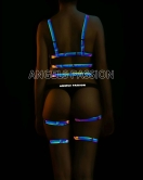 Bayan Fantazi Giyim Karanlıkta Parlayan Seksi Harness - APFT384