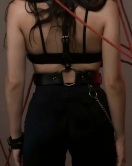 Fantazi Deri Omuzdan Askılı Harness - APFT1266