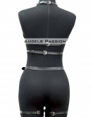 Fantazi İç Giyim Zincirli Erotik Harness Takım - APFT1081