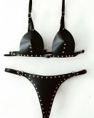 Seksi Deri Göğüs Ve Külot Harness - APFT849