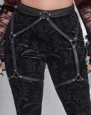 Seksi Deri Jartiyer Harness - APFT956