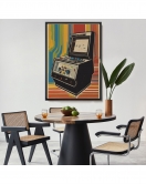 Çerçeveli Atari Vintage Klasik Model Tablosu-8068