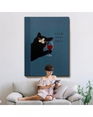 Çerçeveli Fuck That Shit Kedi Tablosu-7941