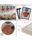 Çerçeveli Geometrik Soyut Tablo-7870