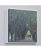 Çerçeveli Allee At Schloss Kammer, Gustav Klimt Tablosu-8342