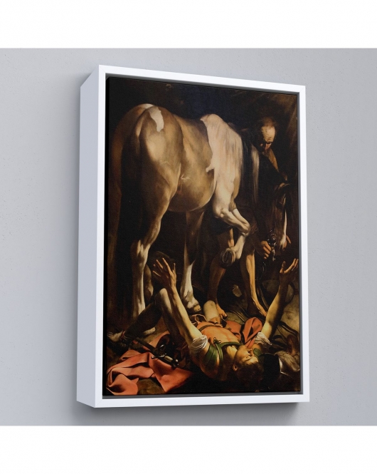 Çerçeveli Caravaggio - Aziz Paul'Un Dönüşümü Tablo - The Conversion Of Saint Paul-8104
