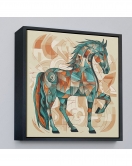 Çerçeveli Picasso Tarzı Renkli Tablosu-8301