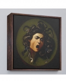 Çerçeveli Caravaggio - Medusa Tablosu-8350