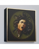Çerçeveli Caravaggio - Medusa Tablosu-8350