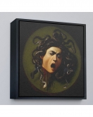Çerçeveli Caravaggio - Medusa Tablosu-8350