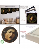Çerçeveli Caravaggio - Medusa Tablosu-8350