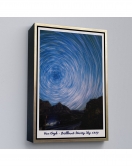Çerçeveli Vincent Van Gogh - Parlak Yıldızlı Gökyüzü Tablo - Brillant Starry Sky-8049