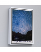 Çerçeveli Vincent Van Gogh - Parlak Yıldızlı Gökyüzü Tablo - Brillant Starry Sky-8049