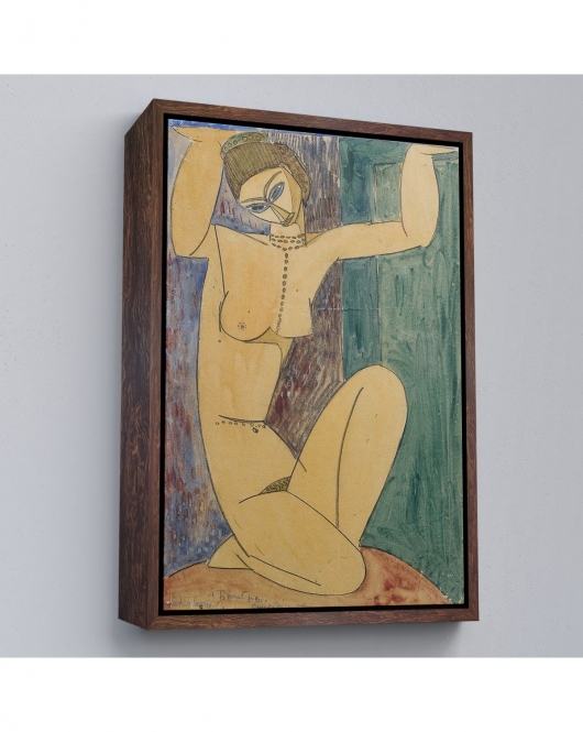 Çerçeveli Amedeo Modigliani - Cariatide Tablo-8089
