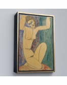 Çerçeveli Amedeo Modigliani - Cariatide Tablo-8089