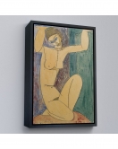 Çerçeveli Amedeo Modigliani - Cariatide Tablo-8089
