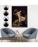 Çerçeveli Caravaggio - Aşk Meleği/Tanrısı Victor Tablo - Cupid As Victor-8060
