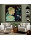 Çerçeveli Vincent Van Gogh - Adeline Ravoux Tablo-8361
