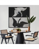 Çerçeveli Group İx Suw The Swan No 1-1915 By Hilma Af Klint Tablosu-8323