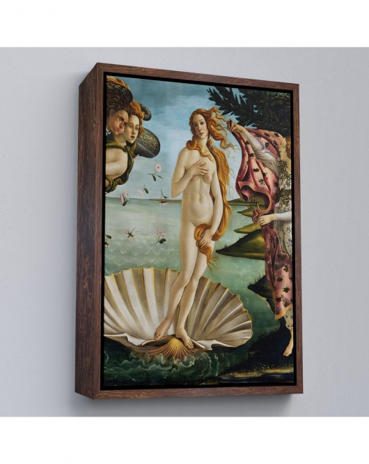 Çerçeveli Sandro Botticelli, Venüs'Ün Doğuşu Tablosu - The Birth Of Venus-8109