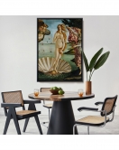 Çerçeveli Sandro Botticelli, Venüs'Ün Doğuşu Tablosu - The Birth Of Venus-8109