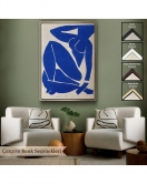 Çerçeveli Henri Matisse - Blue Nude Tablo-8082