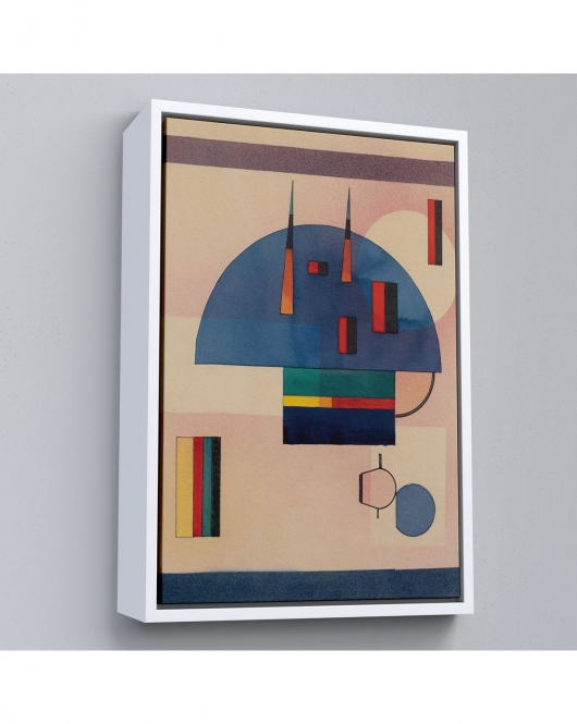 Çerçeveli Vasiliy Kandinsky - Sakin Tablosu-7486