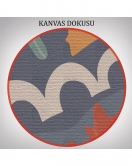 Renkli Çiçekler, Mutfak, Antre Çağdaş Duvar Tablosu 3 lü Set-AJ-10